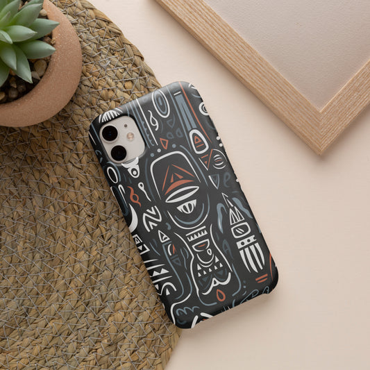 Black Doodle iPhone 11 Customized Printed Phone Cover