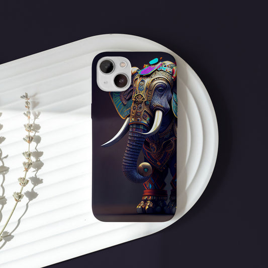 Elegant Elephant iPhone 14 Customized Printed Phone Cover