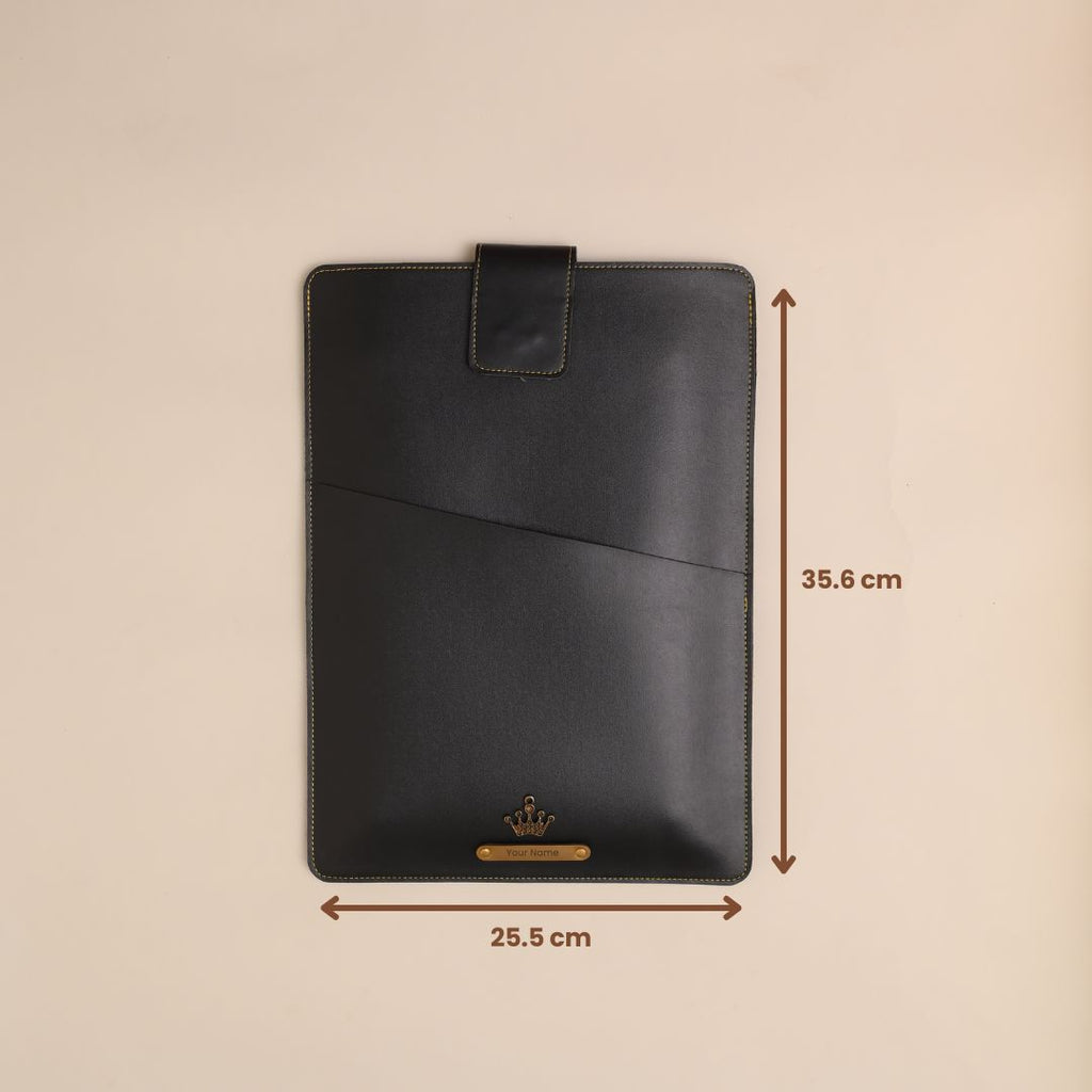 Personalized Office Laptop Sleeve Black