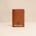 Personalized Passport Cover in Tan  – Custom Leather Travel Accessory