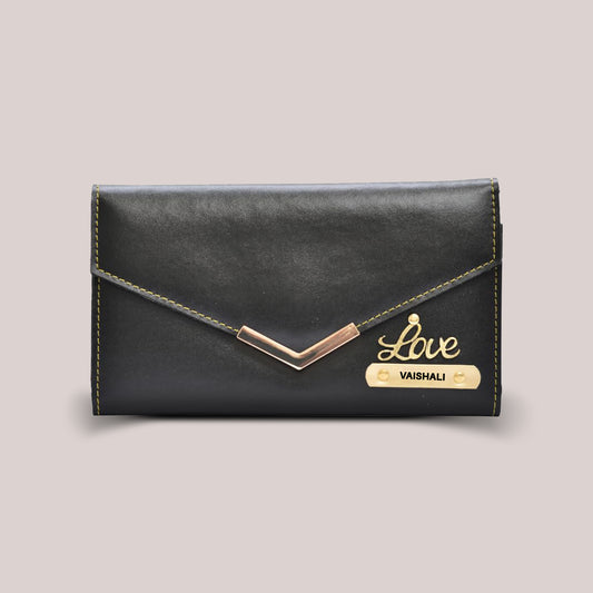 Personalized Ladies Clutch With Charm