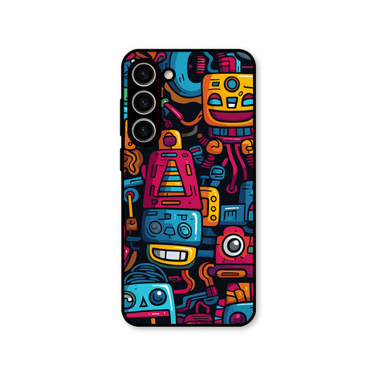 Graffiti Doodle Samsung Galaxy S23 Printed Phone Cover