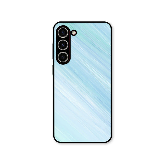 Light Blue Pattern Samsung Galaxy S23 Printed Phone Cover