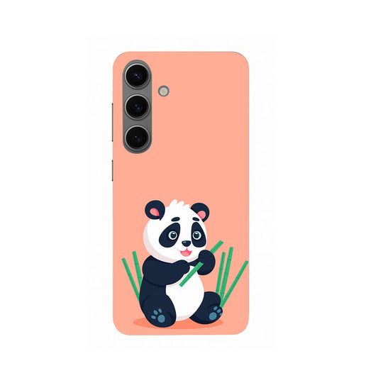 Cute Panda Samsung Galaxy S24 Printed Phone Cover