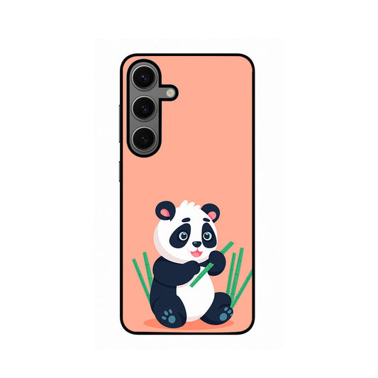 Cute Panda Samsung Galaxy S24 Printed Phone Cover