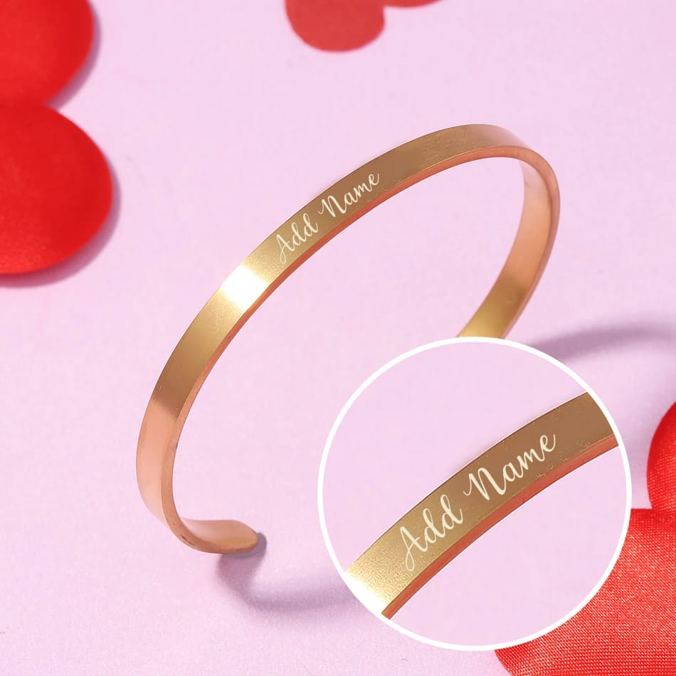 Personalised Handcuff Bracelet