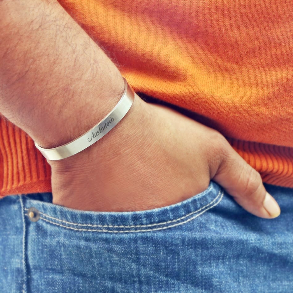 Personalised Handcuff Bracelet