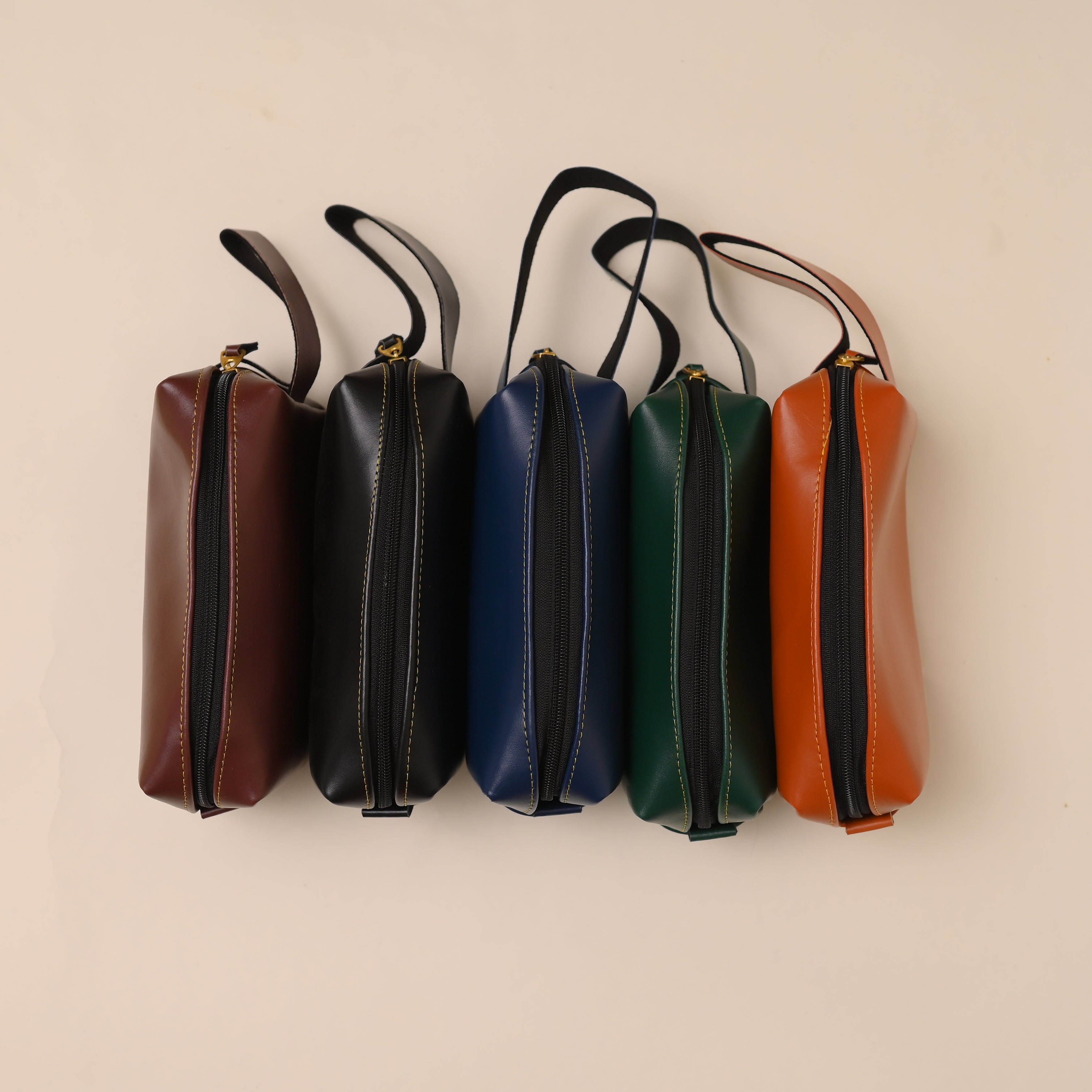 Personalised Large Vanity Pouch Tan