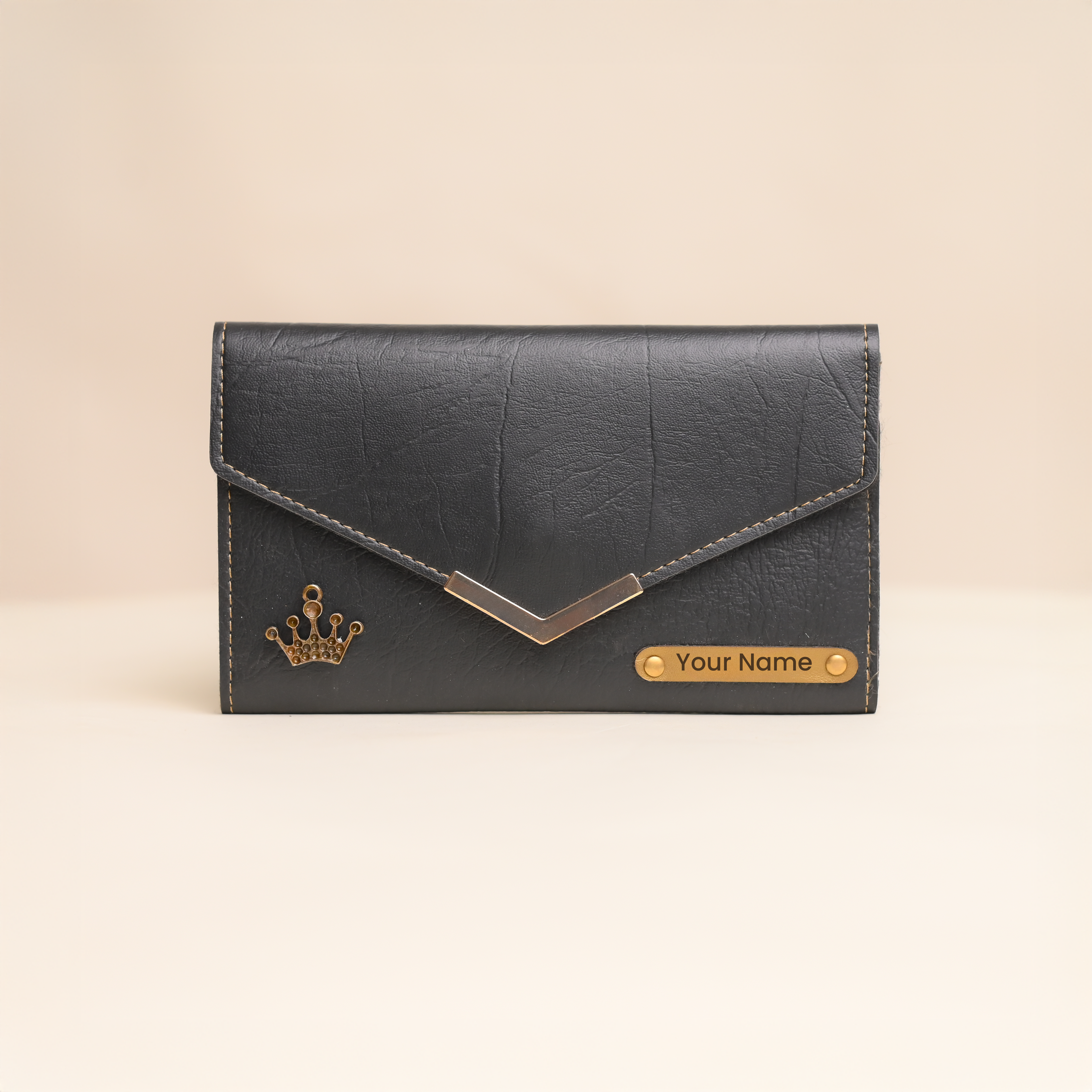 Personalized Ladies Clutch Black