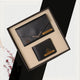 Personalised Ladies Clutch + Men's Wallet Combo Black