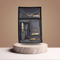 Personalized Black 4-in-1 Women’s Combo – Luxury Gift Set with Name Engraving