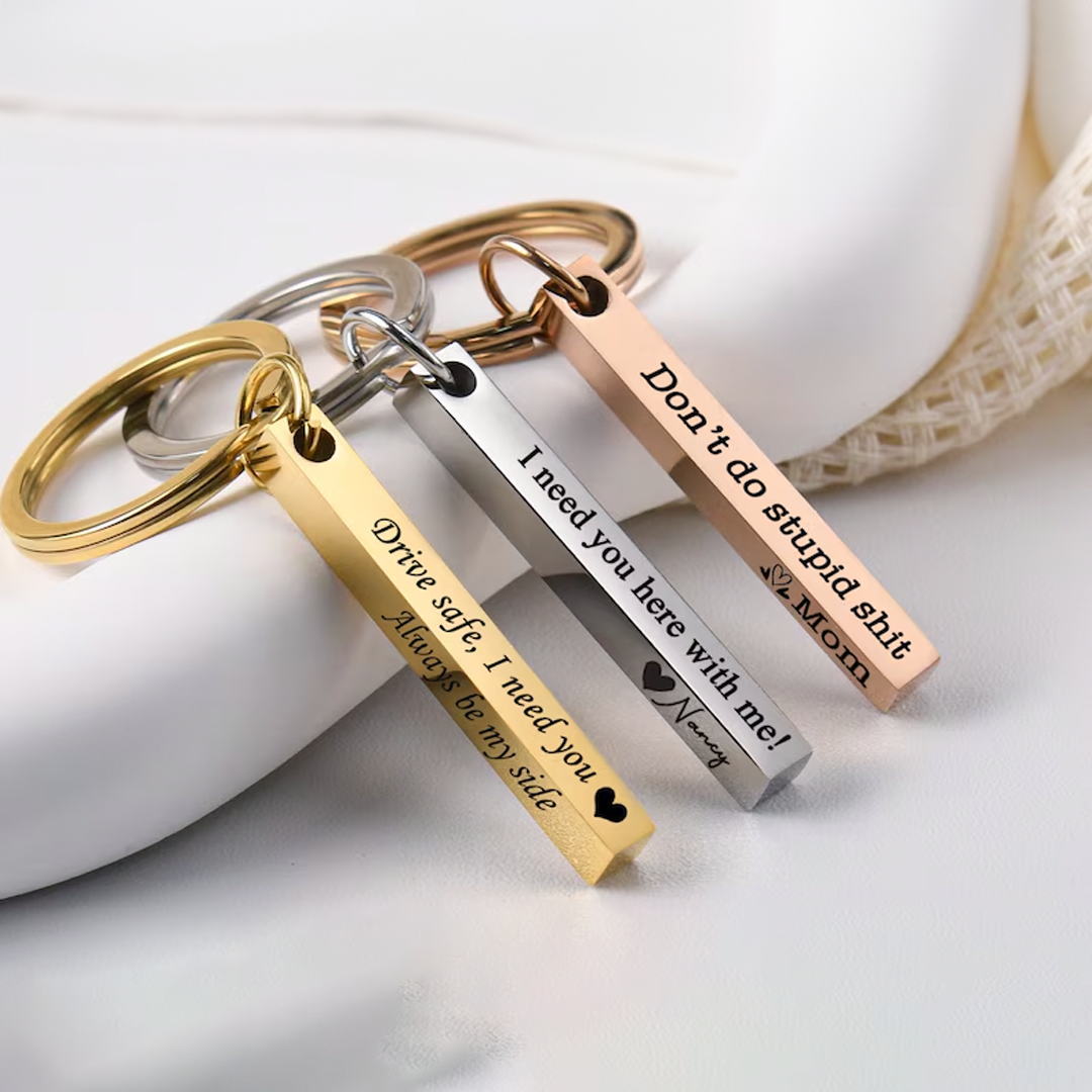Personalized Pendant Keychain (1 pcs)