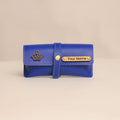 Personalized Blue Eyewear Case – Premium Custom Goggle Case with Name Engraving