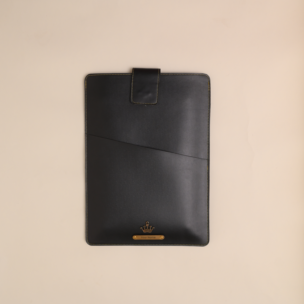 Personalized Office Laptop Sleeve Black