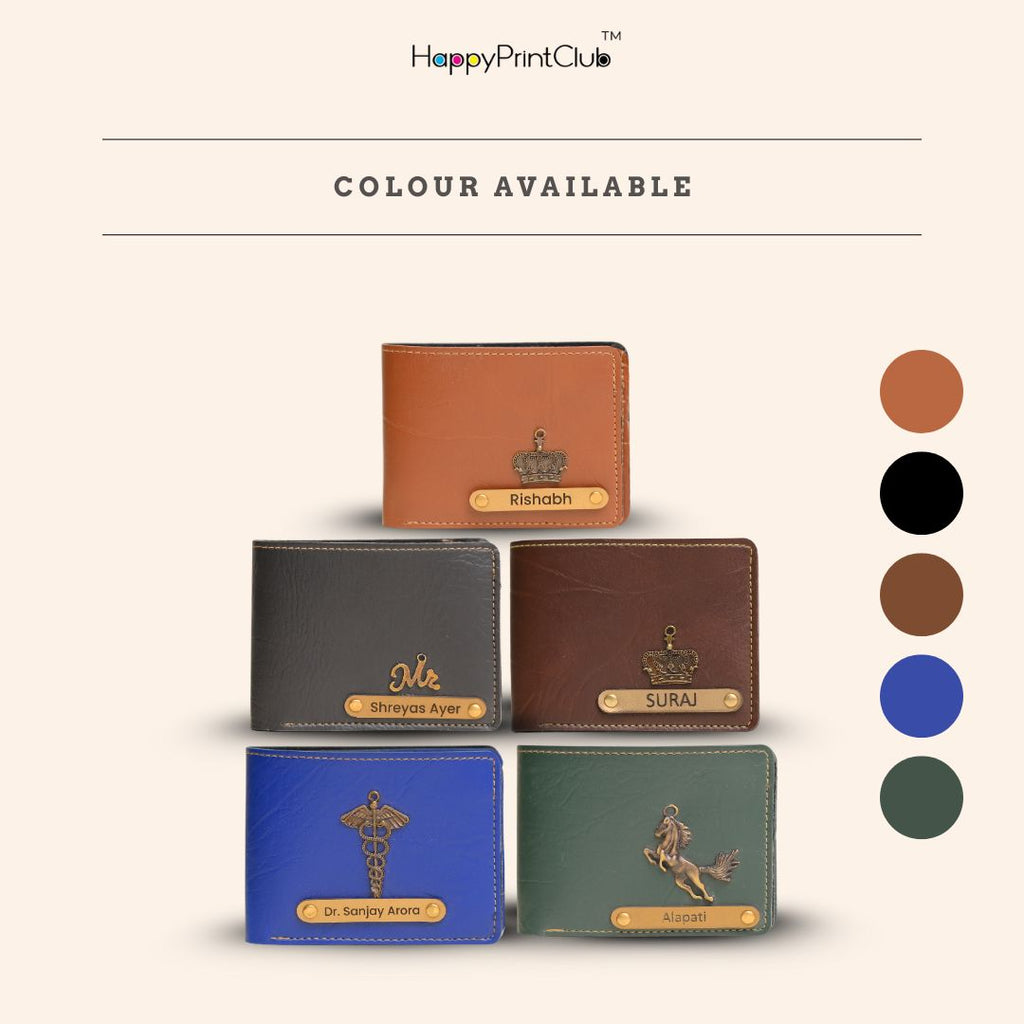 Personalised Men Wallet Tan