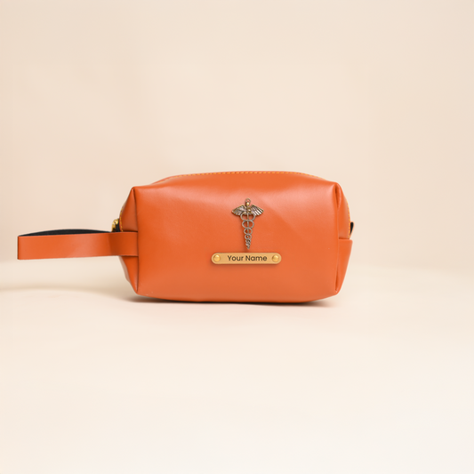 Personalised Large Vanity Pouch Tan