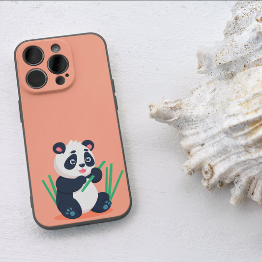 Panda iPhone 15 Pro Max Customized Printed Phone Cover