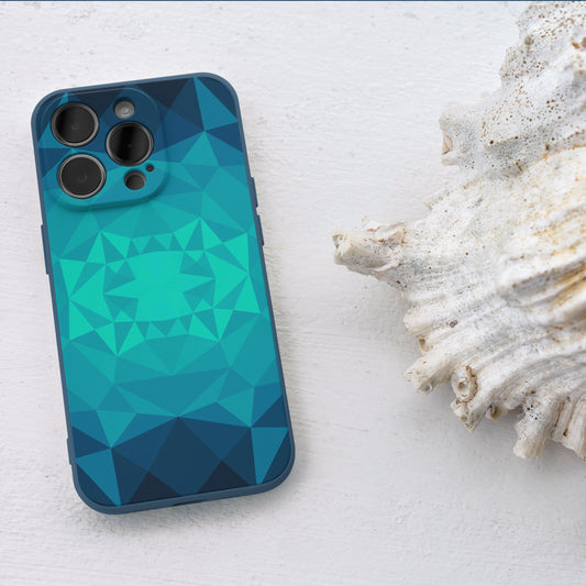 Blueish iPhone 15 Pro Max Customized Printed Phone Cover