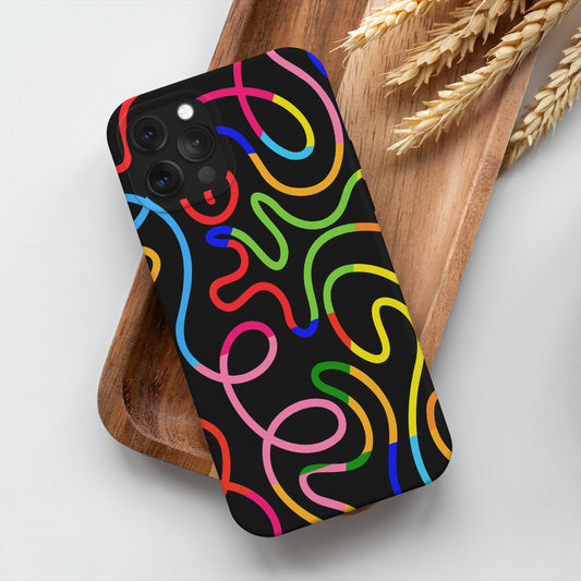 Colourful Doodle iPhone 12 Pro Customized Printed Phone Cover