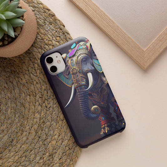 Elegant Elephant iPhone 12 Customized Printed Phone Cover